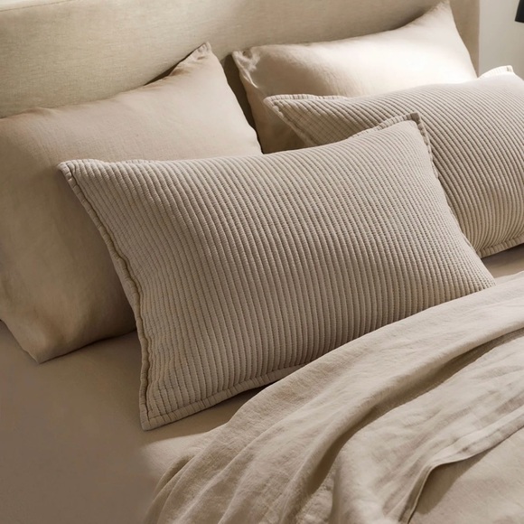 Parachute Other - Parachute Cotton Cream Sham Set of 2